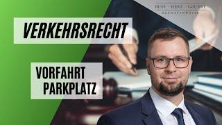 Unfall auf dem Supermarktparkplatz, gilt eigentlich „rechts-vor-links“? Anwalt zur Vorfahrtsregel