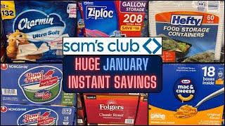 SAM'S CLUB ~ MORE *HUGE* NEW JANUARY INSTANT SAVINGS (Part 2) 1/3 - 1/26