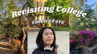 vlog | visiting my old college town (Chico State)