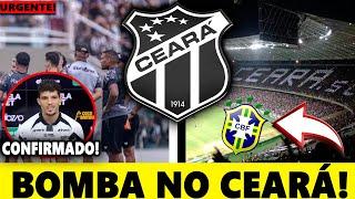 URGENTE! CBF TOMA DECISSÃO E COMUNICA O CEARÁ! NINGUÉM ESPERAVA! NOTÍCIAS DO CEARA! CEARÁ SC