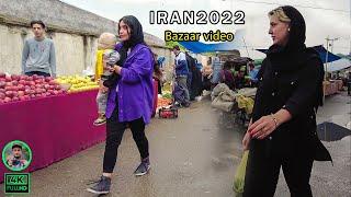 IRAN Bazaar Walking Tour Langrood CITY iran Bazaar - iran walking tour 2022