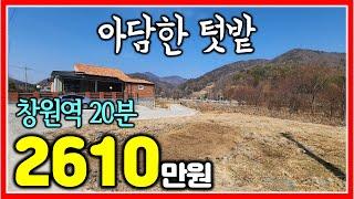 창원역 20분 거리의 아담한 텃밭 2610만원 매매 #창원텃밭 #창녕텃밭 #밀양텃밭