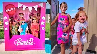 4 YEARS OLD!! Barbie Dream Backyard for Adleys Birthday Party 