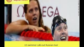 US swimmer calls out Russian rival |  By : CNN