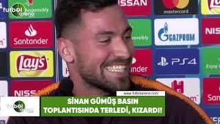 Sinan Gümüş basın toplantısında terledi, kızardı!