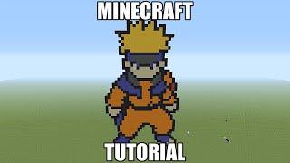 Minecraft Pixel Art Tutorial - Naruto