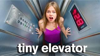 My Daughter Survives WORLD'S TINIEST ELEVATOR