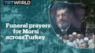 Mosques across Turkey hold funeral prayers for Egypt’s Mohamed Morsi