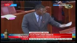 Senator Moses Wetangula says deputy Speaker and Muranga Senator James Gitura is misleading the house