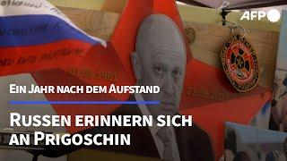 Ein Jahr nach dem Aufstand: Russen erinnern sich an Prigoschin | AFP