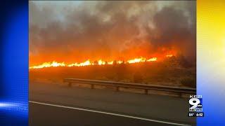 Wildfires causing road closures throughout Oregon