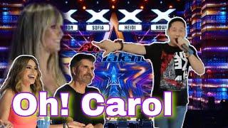 OH! Carol | Yanz Golden Voice sings in Big stage AGT!  | America’s Got Talent 2024