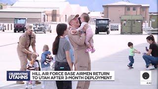 Hill Air Force Base Fighter Wings return from 3-month deployment to the Middle East