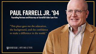 Arts & Letters Alumni: Paul Farrell Jr. '94 on Fighting for Change