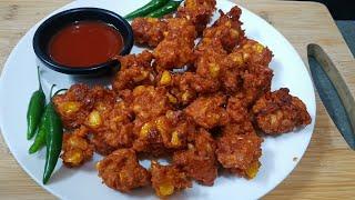 CORN BHAJIYA in Rainey season | corn bhajiya | KITCHEN ADDICTED