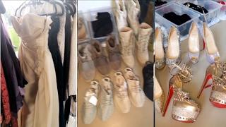 INSANE CLOSET TOUR ! | Kim Kardashian Newest Snapchat Video Ft North West