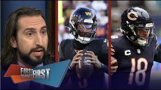 FIRST THINGS FIRST | Nick Wright reacts to Commanders (-4) at Giants | Bears at Cardinals (-1.5)