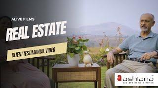 Client testimonial video production for real estate client Pune Ashiyana Homes.