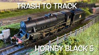 Trash to Track Episode 23. Hornby Black 5 loco drive.