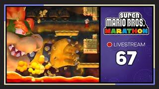 Super Mario Bros. Marathon [6 - New Super Mario Bros. Wii] - #67 - Flucht vor Bowser