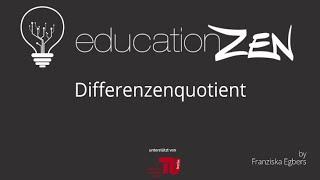 Differenzenquotient