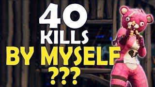 40 KILLS ALONE? | WORLD RECORD | MOST KILLS EVER IN FORTNITE HISTORY - (Fortnite Battle Royale)