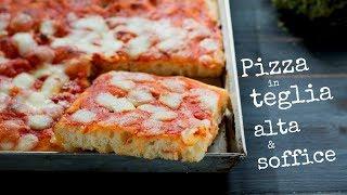 PIZZA IN TEGLIA ALTA E SOFFICE DI BENEDETTA - Ricetta Facile Senza Impasto