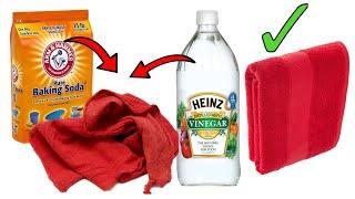 Refresh and Recharge your Towels (REMOVE SMELLS & MILDEW) with Vinegar and Baking soda