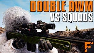 Double AWM Setup - Snipers Got Buffed! | PUBG Solo VS Squads