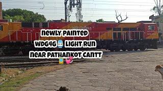 INDIAN RAILWAYS | #WDG4G | LIGHT RUN | @RAIL ENTHUSIASTIC  | #Shorts