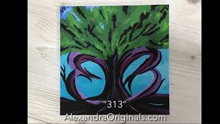 Alexandra Mayers LIVE - painting edition - 313 - AlexandraOriginals.com