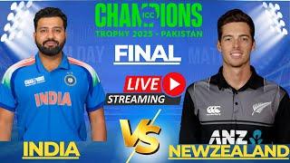 INDIA VS NEWZEALAND| Final Match Champions Trophy 2025 | live streaming| Live