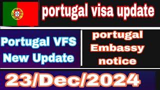 Portugal Embassy New Update | Portugal VFS New Update | Portugal Appointments New Update | #portugal