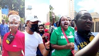 ANGRY CELEBRITIES JOIN MAANDAMANO AS THEY HEAD TO PARLIAMENT