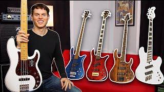 BASS GUITAR SHOOTOUT - Fender, Warwick, Spector, ESP, Mayones