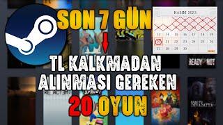 STEAM'de TÜRK LİRASI KALKMADAN ALINMASI GEREKEN 20 OYUN ÖNERİSİ! ( SON 7 GÜN)