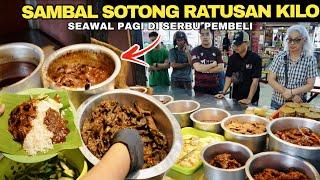 SANGGUP BERATUR DARI AWAL PAGI !! Nasi Lemak SAMBAL SOTONG KERING legend dari tahun 1984