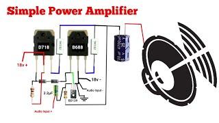 Boost Bass with 2SC5200 2SA1943 Amplifier | Easy DIY Project