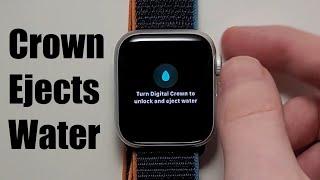 Apple Watch How to Remove Water & Turn OFF Digital Crown!