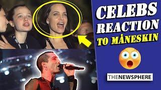 MANESKIN REACTION: Famous  Celebrity Reactions Unveiled!