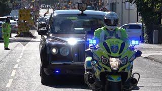 Royal Ascot Ladies Day: Vehicle Blaze Triggers An Emergency Response + Huge Royal Motorcades