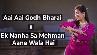 Baby Shower / Godh Bharai Dance Choreography by Nisha V. | Aai Aai Godh Bharai X Ek Nanha Sa Mehman