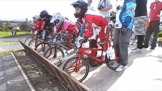 2 August 09 : 7-8 boys final BMX racing Glasgow Scotland