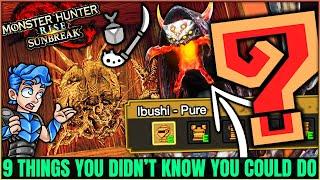 9 Secrets You Didn't Know About in Sunbreak - Tips & Tricks & More - Monster Hunter Rise Sunbreak!