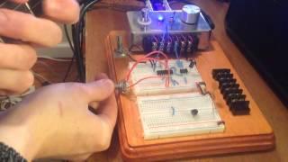 PWM Guitar effect on a breadboard