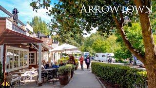 Arrowtown and Lake Hayes Walk Tour March 2024 4K | Otago South Island New Zealand Walking Tour 4K