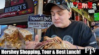 Chocolate World Ride, Shopping & Primanti bros Best Lunch in Hershey Review