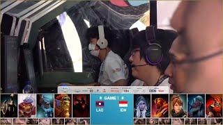 INDONESIA Vs LAOS Lower Bracket Final Match 1  | Dota 2 | IESF World Esports Championship 2022