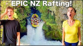 American Family Experiences the THRILL of River Rafting at Kaituna Cascades!