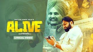 ALIVE - Lyrical Video | Tayyab Amin Teja | Tribute to Sidhu Moosewala | Seemab Arshad | Geet Machine